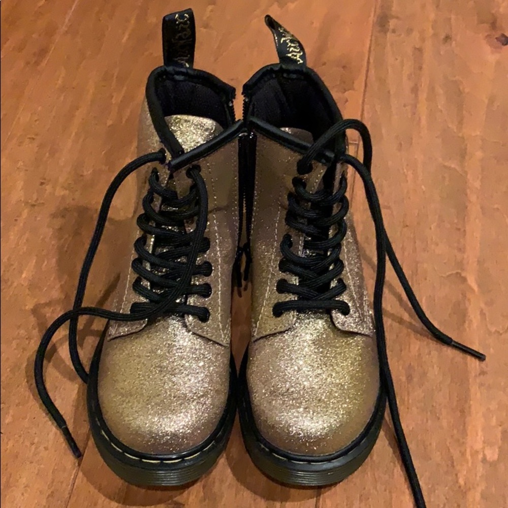 Gold glitter Dr.Martens